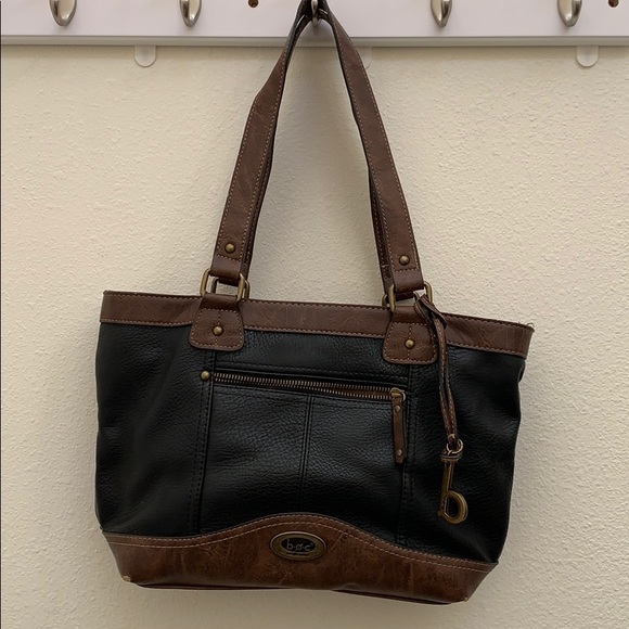 b.o.c. Bags Boc Vinyl Purse Black Brown Poshmark